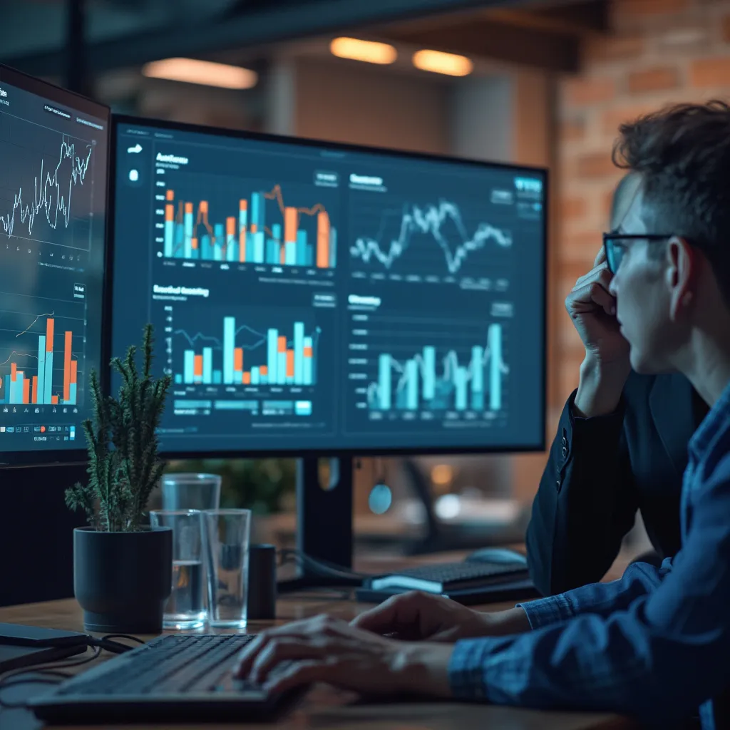Análisis de datos y resultados en pantallas